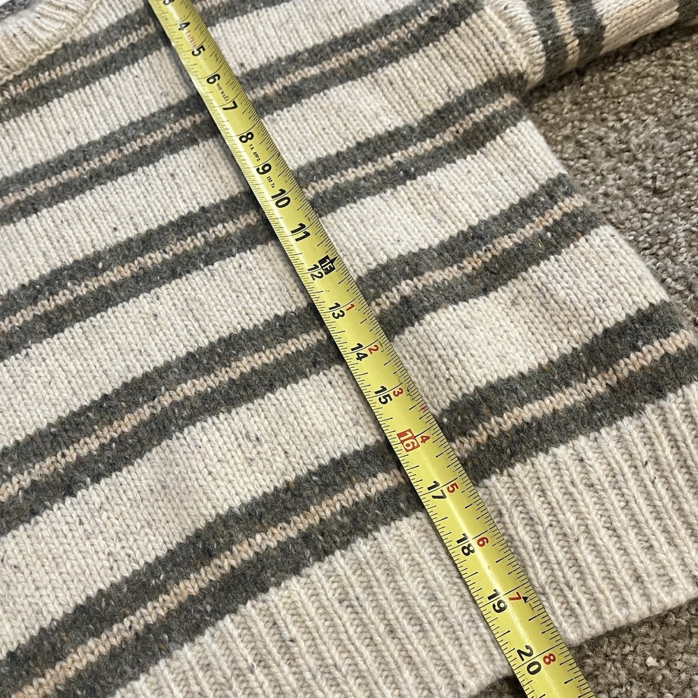 Spiritual Gangster Wool Alpaca Cropped Stripe Sweater XS Cozy Earthy Granola - Picture 5 of 8